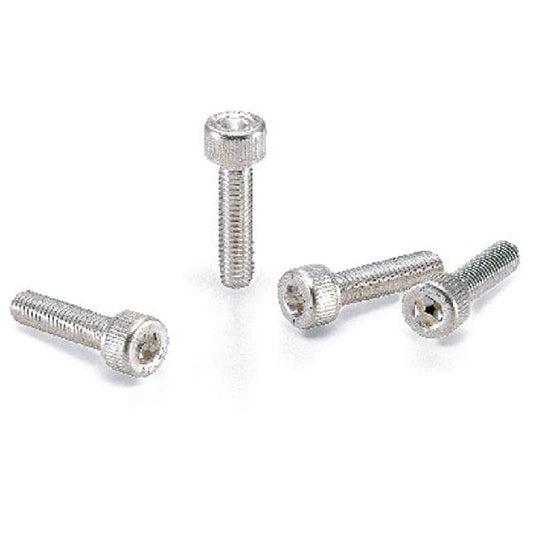 SVSS-M3-6-AG-NBK Socket Head Cap Vacuum Vented Screws with Ventilation Hole - Silver Plating - VXB Ball Bearings