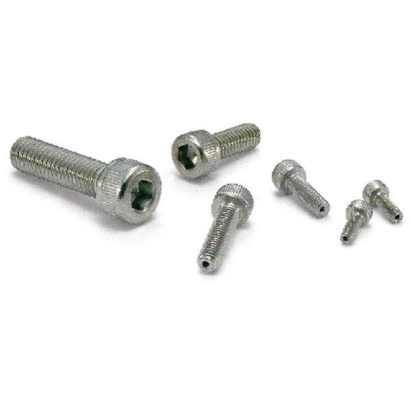 SVST-M3-5 NBK Hex Socket Head Cap Vacuum Vented Screws with Ventilation Hole - Titanium M3 length 5mm Made in Japan - VXB Ball Bearings