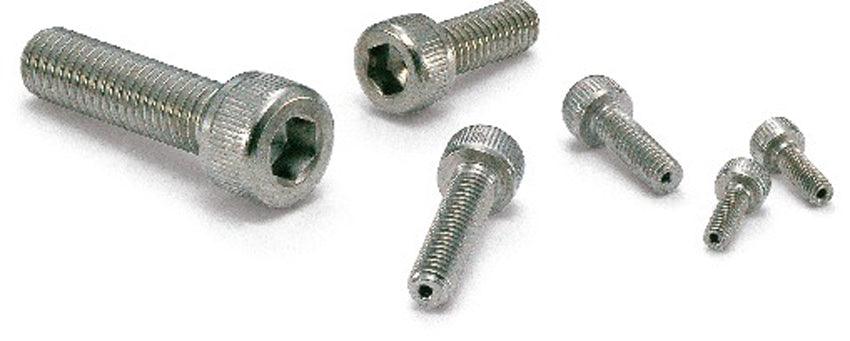 SVST-M3-6 NBK Hex Socket Head Cap Vacuum Vented Screws with Ventilation Hole - Titanium M3 length 6mm Made in Japan - VXB Ball Bearings