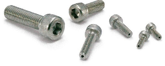 SVST-M3-6 NBK Hex Socket Head Cap Vacuum Vented Screws with Ventilation Hole - Titanium M3 length 6mm Made in Japan - VXB Ball Bearings