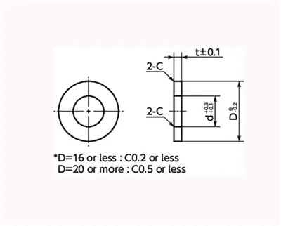 SWA-5-12-3-AW NBK Adjust Metal Washer - Steel NBK Adjust Metal Washer - Steel - Ferrosoferric Oxide Film Pack of 10 Washer Made in Japan - VXB Ball Bearings