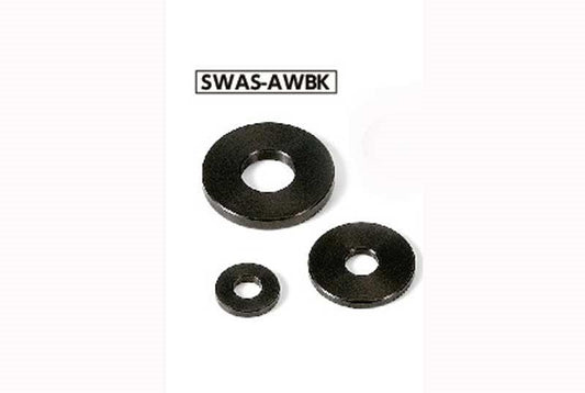 SWAS-6-12-2-AWBK NBK Stainless Steel Black Adjust Metal Washer -Made in Japan-Pack of One - VXB Ball Bearings