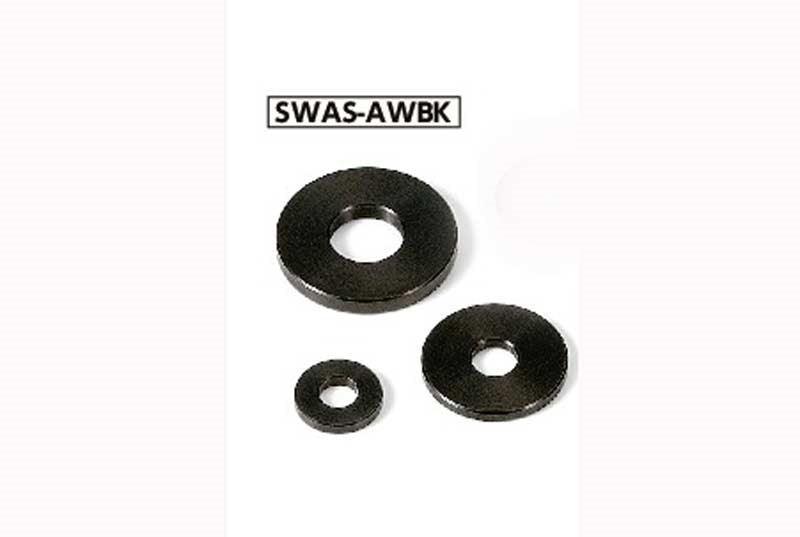 SWAS-8-12-5-AWBK NBK Stainless Steel Black Adjust Metal Washer -Made in Japan-Pack of One - VXB Ball Bearings