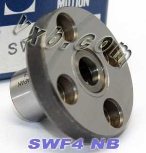 SWF4 NB 1/4 inch Ball Bushings Round Flange Linear Motion - VXB Ball Bearings