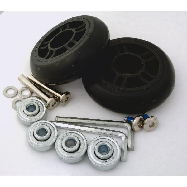 Travel Bags Replacement Luggage Wheels Set Universal Suitcase Repair Kit Axles Wrench Bearing Skate Wheel Roller 70MM - VXB Ball Bearings