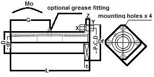 TRK50UU NB 50mm Slide Bush Bushings Motion Linear Bearings - VXB Ball Bearings