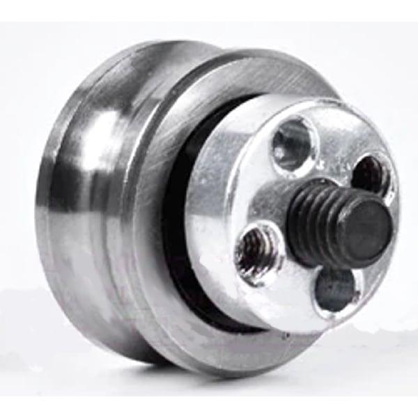 U Groove Ball Bearing + Fixing Screw Double Row Pulley SG15 + Eccentric Wheel - VXB Ball Bearings