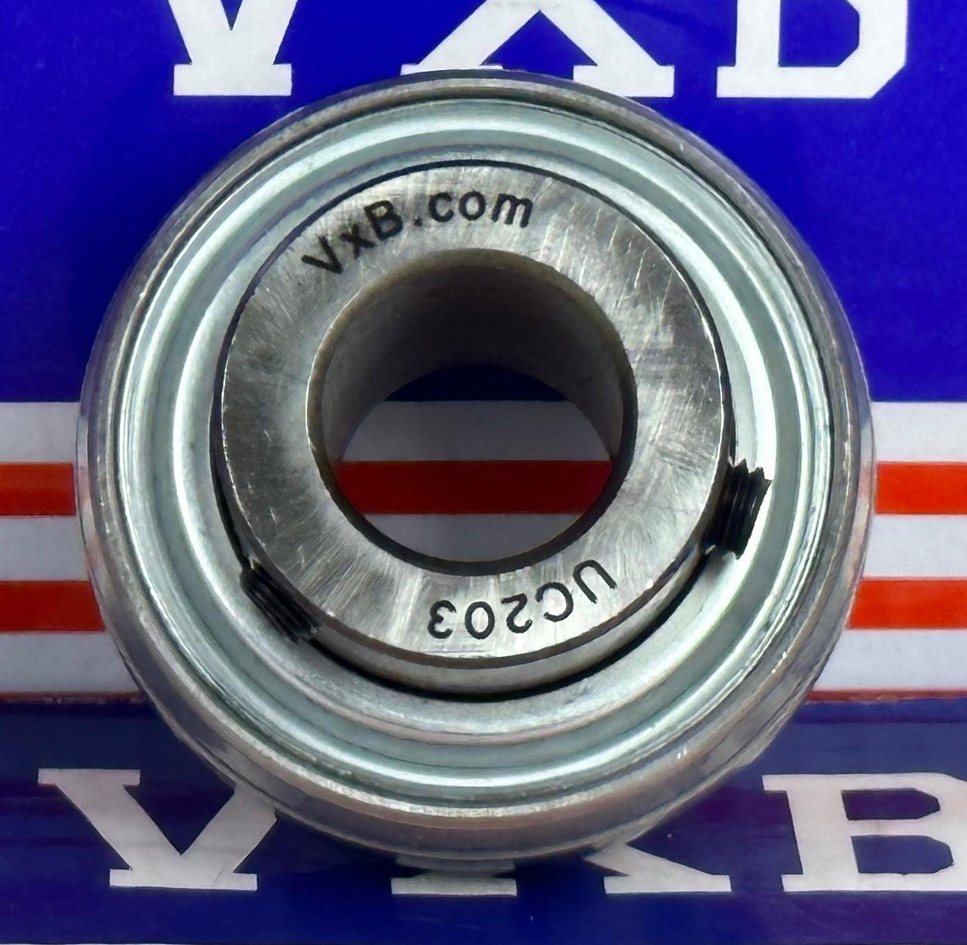 UC203 17mm Axle Bearing Insert Mounted Bearings - VXB Ball Bearings