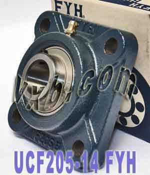 UCF-205-14 FYH Square Flanged Bearing 7/8 inner Mounted Bearings - VXB Ball Bearings