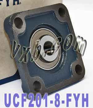 UCF201-8 FYH Bearing Square Flanged 1/2 Inner Mounted Bearings - VXB Ball Bearings