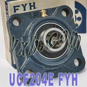 UCF204 FYH Square Flanged Bearing 20mm inner Diameter Mounted Bearings - VXB Ball Bearings