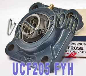 UCF205 FYH Square Flanged Bearing 25mm inner Diameter Mounted Bearings - VXB Ball Bearings