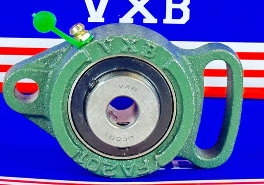UCFA201 Adjustable Flange Cartridge Bearing Unit 12mm Mounted Bearings - VXB Ball Bearings