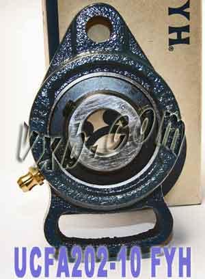 UCFA202-10 FYH Adjustable oval 2 bolt Flanged Bearing 5/8Mounted - VXB Ball Bearings