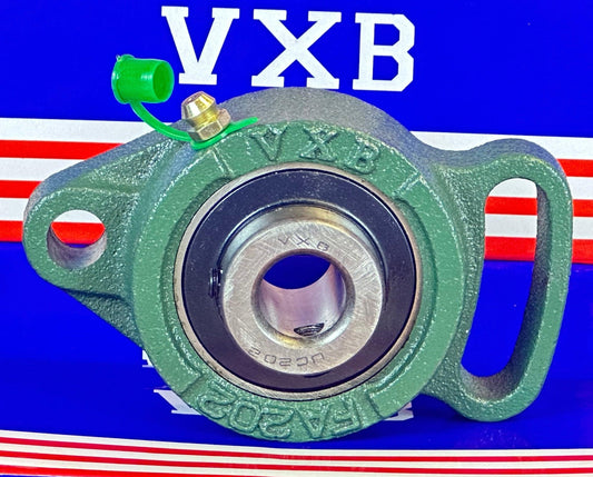 UCFA202 Adjustable Flange Cartridge Bearing Unit 15mm Mounted Bearings - VXB Ball Bearings