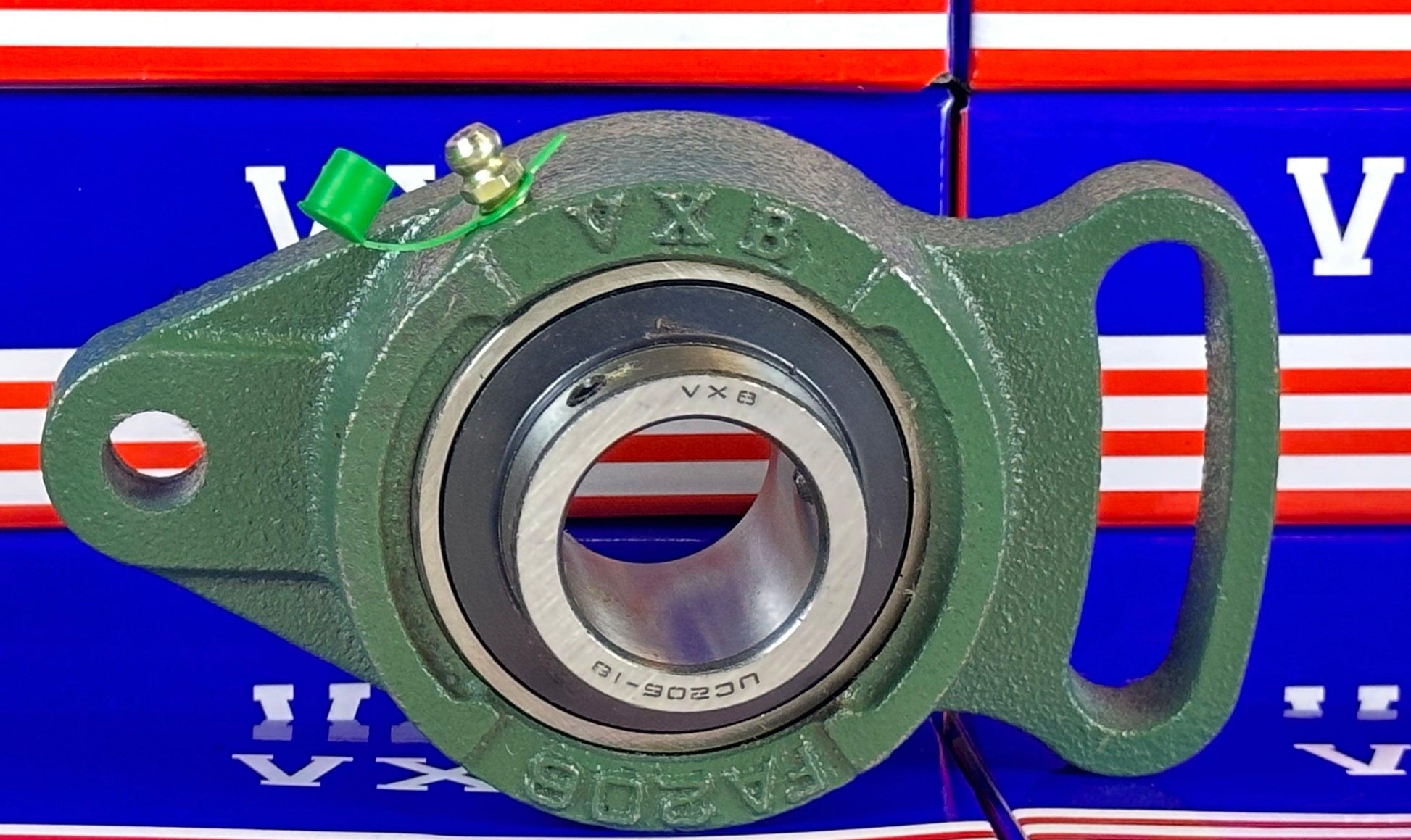 UCFA206-18 Adjustable Flange Cartridge Bearing 1 1/8 inch Mounted - VXB Ball Bearings