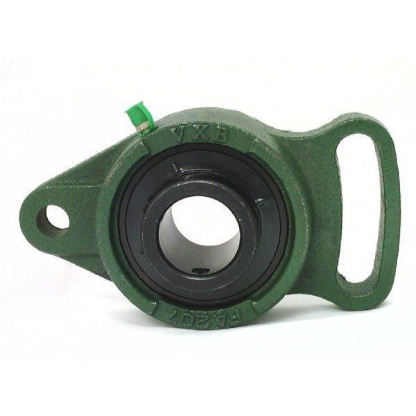 UCFA207-22 Black Oxide Plated Insert Bearing Adjustable Flange Cartridge Bearing 1 3/8" inch Mounted - VXB Ball Bearings