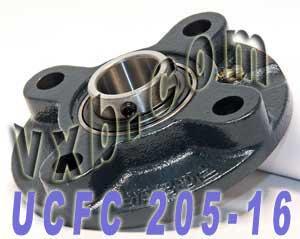 UCFC-205-16 1 Flange Cartridge Bearing Unit Mounted Bearings - VXB Ball Bearings