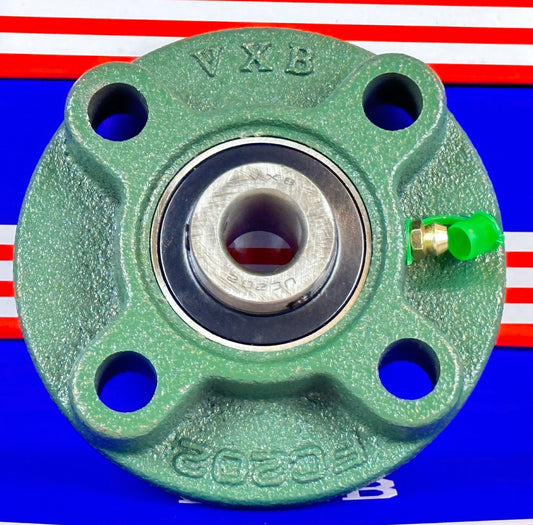 UCFC202 Flange Cartridge Bearing Unit 15mm Bore Mounted Bearings - VXB Ball Bearings