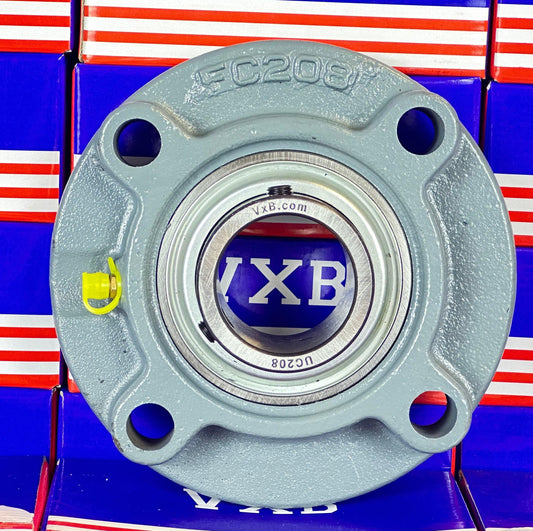 UCFC208 Flange Cartridge Bearing Unit 40mm Bore Mounted Bearings - VXB Ball Bearings