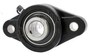 UCNFL202 15mm Bearing Flanged Cast Housing 2 Bolt Mounted Bearings - VXB Ball Bearings