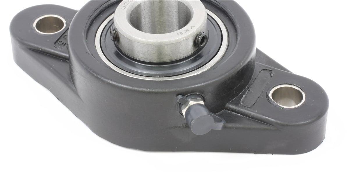 UCNFL206 30mm Bearing Flanged Cast Housing 2 Bolt Mounted Bearings - VXB Ball Bearings