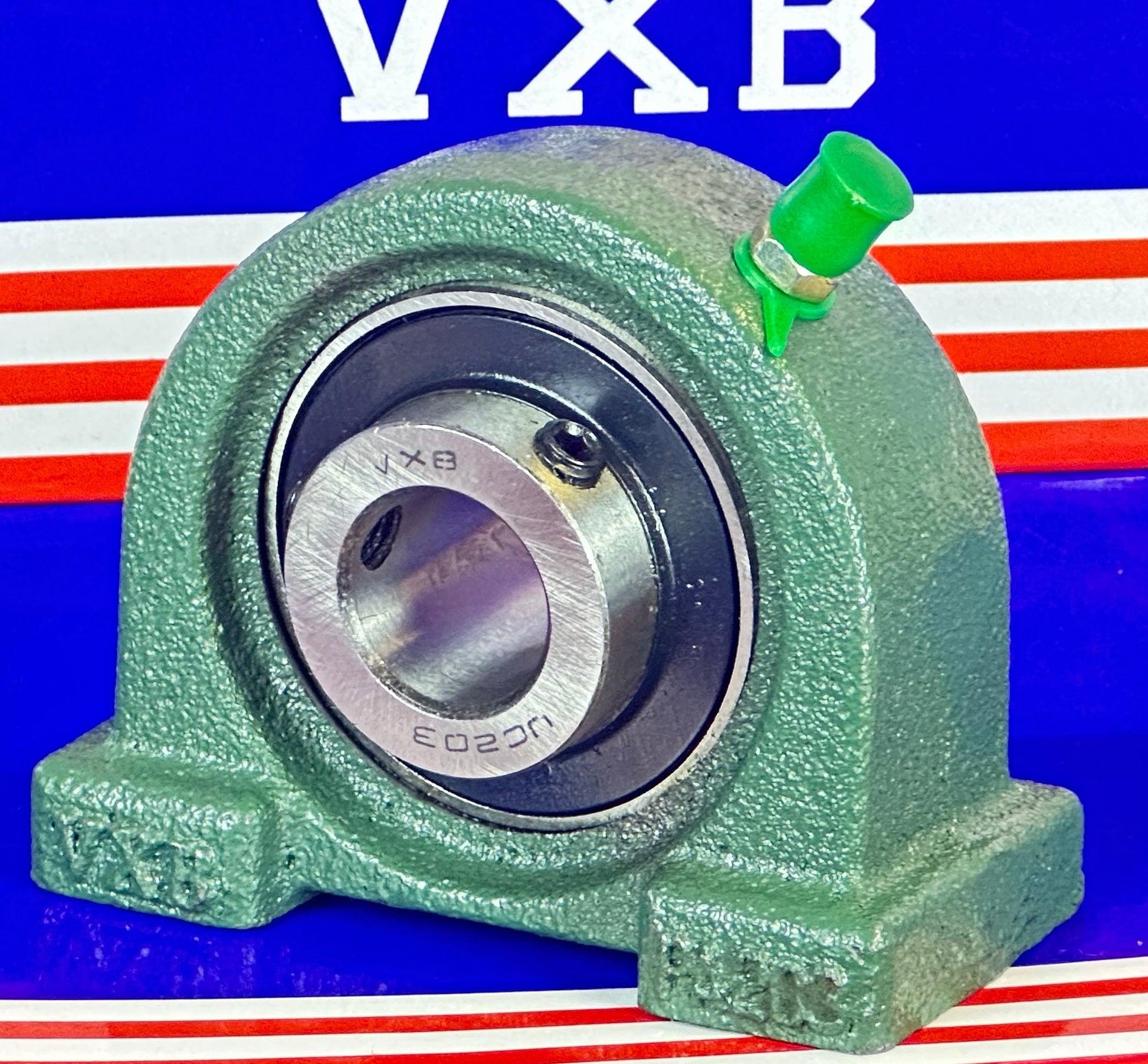 UCPA203 Bearing 17mm Set Screw Tapped Base Pillow Block Bearings - VXB Ball Bearings