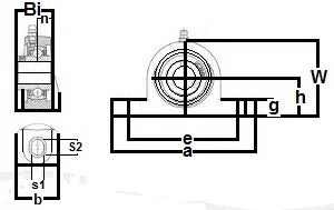 UCPPL205-16 1 Inch Thermoplastic Pillow Block Mounted Bearing - VXB Ball Bearings