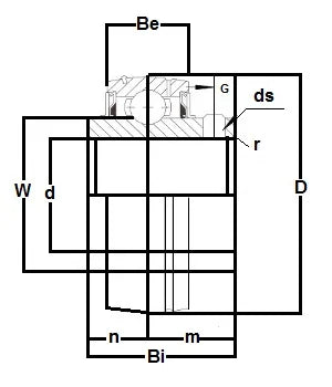 UCX16-80mm Bearing Insert 80mm Mounted - VXB Ball Bearings
