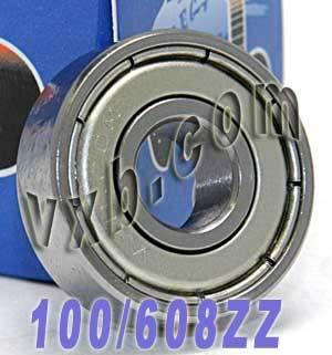 VXB 100 608ZZ Skateboard/Inline Skate/Rollerblade/Hockey/Fidget Bearings - VXB Ball Bearings