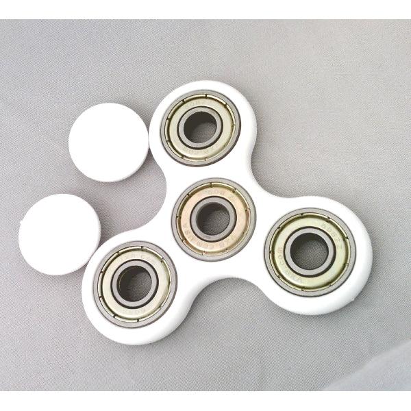 White Fidget Hand Spinner Toy 42Q - VXB Ball Bearings