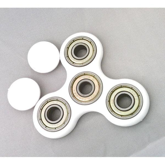 White Fidget Hand Spinner Toy 42Q - VXB Ball Bearings